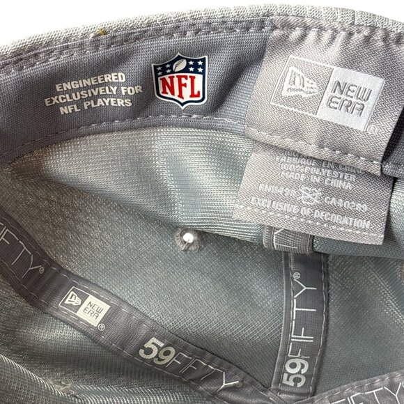 CLEVELAND BROWNS NFL 7 1/2 Fitted Hat Crucial Catch New Era 59FIFTY Embroidered - Picture 15 of 16